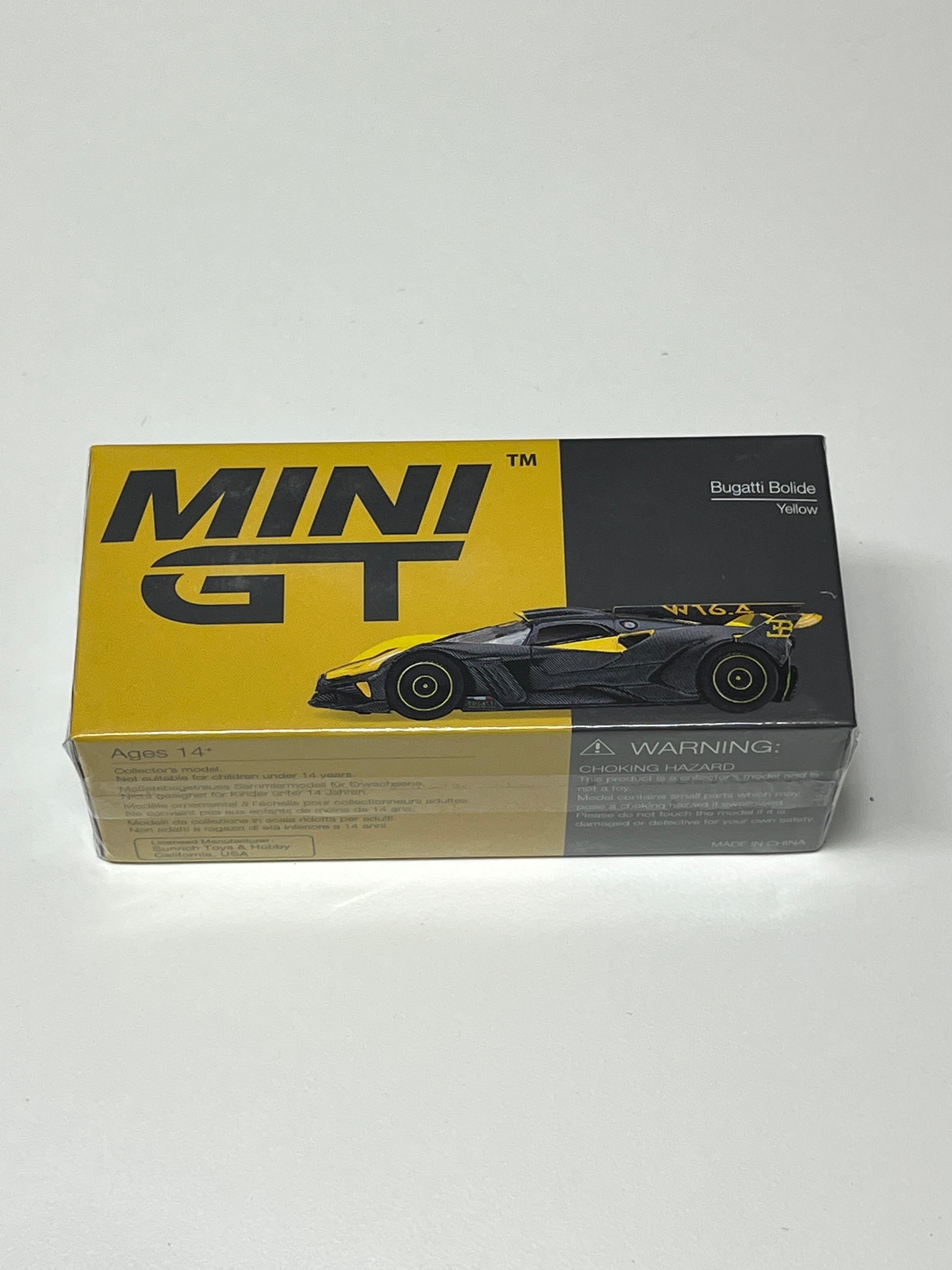Mini GT #1229: Bugatti Bolide Yellow: Actual unit · Front 4