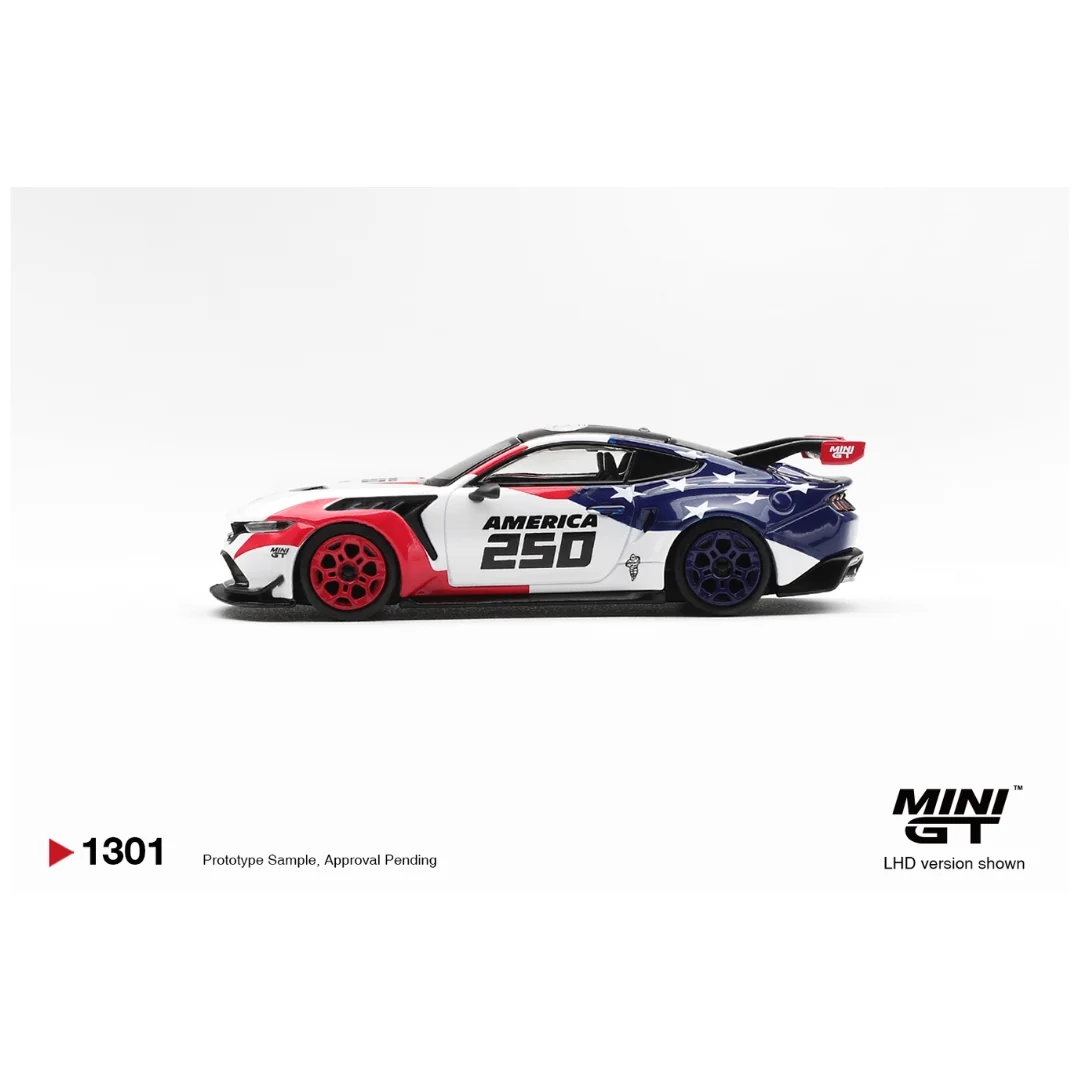 Mini GT Blister #1301: Ford Mustang GTD America 250 USA Exclusive: Catalogue Image 4