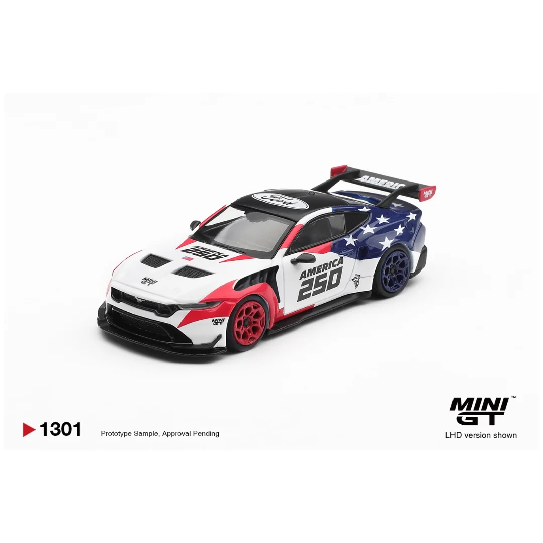 Mini GT Blister #1301: Ford Mustang GTD America 250 USA Exclusive: Catalogue Image 2
