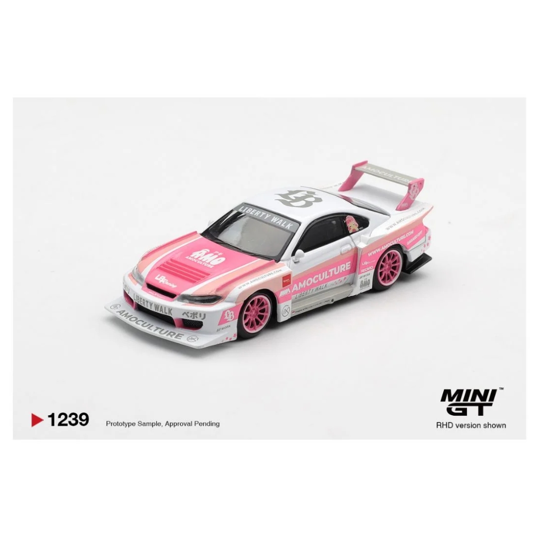 Mini GT Blister #1239: Nissan SILVIA (S15) Lb-super Silhouette AMOCULTURE: Catalogue Image 2