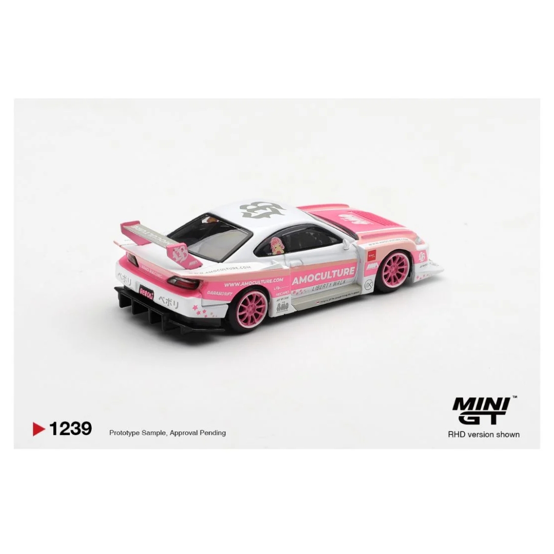 Mini GT Blister #1239: Nissan SILVIA (S15) Lb-super Silhouette AMOCULTURE: Catalogue Image 3
