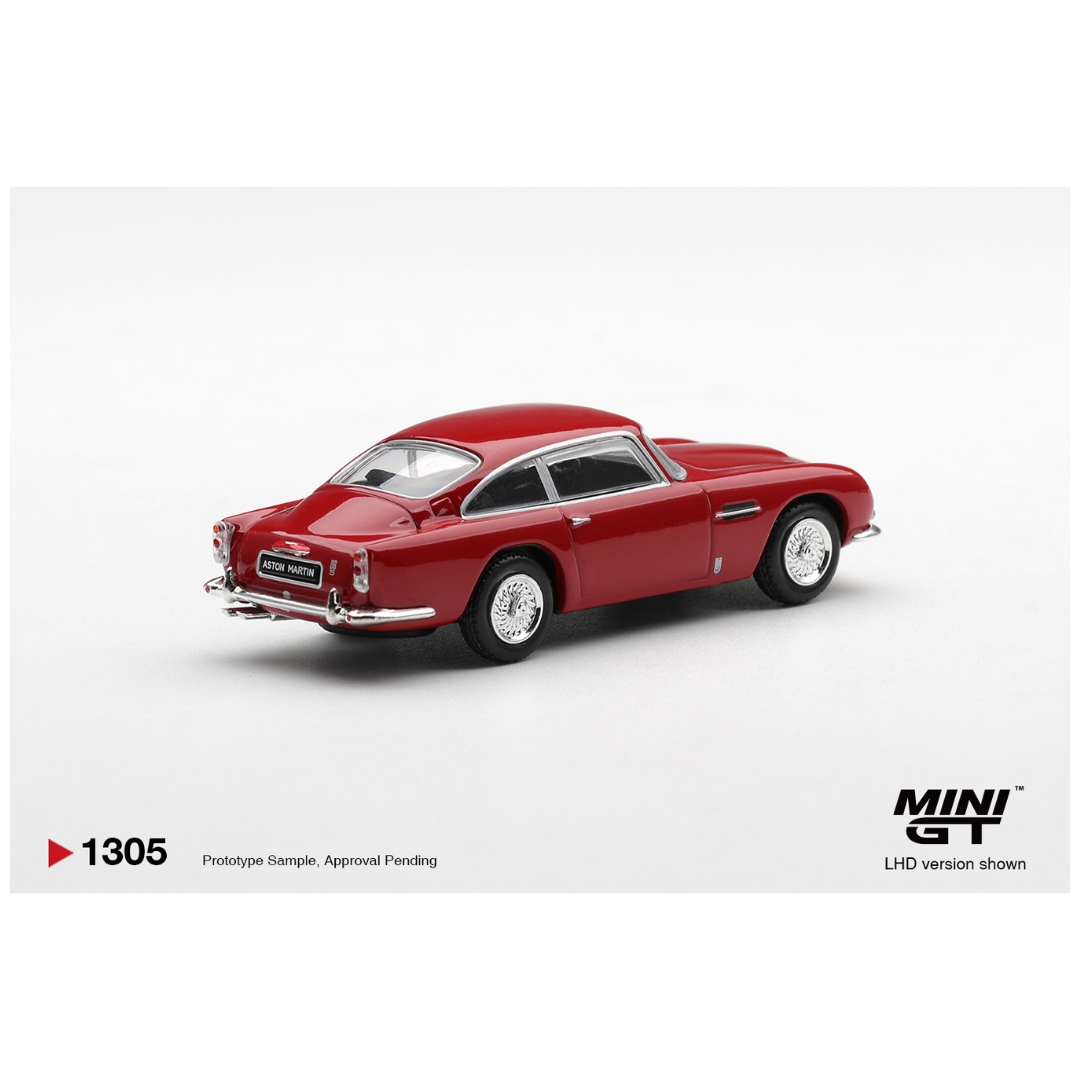 Mini GT #1305: Aston Martin DB5 Fiesta Red: Catalogue Image 2