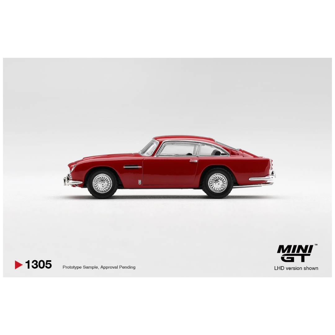 Mini GT #1305: Aston Martin DB5 Fiesta Red: Catalogue Image 3